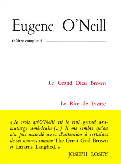 Théâtre Tome 5 O'Neill (9782851811134-front-cover)