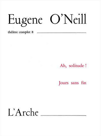 Théâtre Tome 8 O'Neill (9782851811158-front-cover)