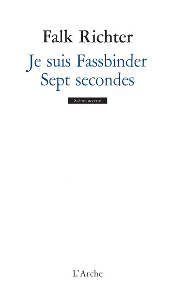 Je suis Fassbinder / Sept secondes (9782851818904-front-cover)