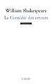 La Comédie des erreurs (9782851817631-front-cover)