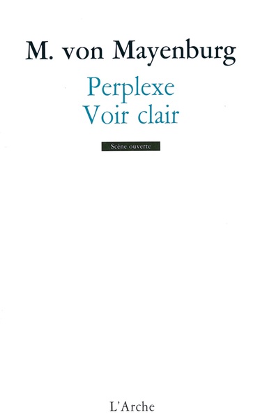 Perplexe / Voir Clair (9782851817792-front-cover)