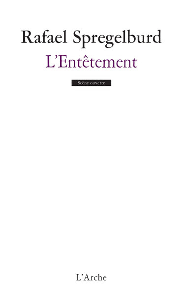 L’Entêtement (9782851817495-front-cover)