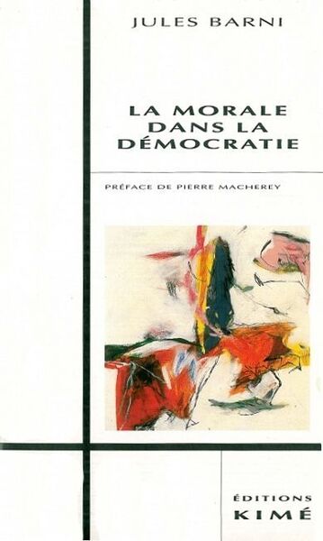 La Morale dans la Démocratie (9782908212242-front-cover)