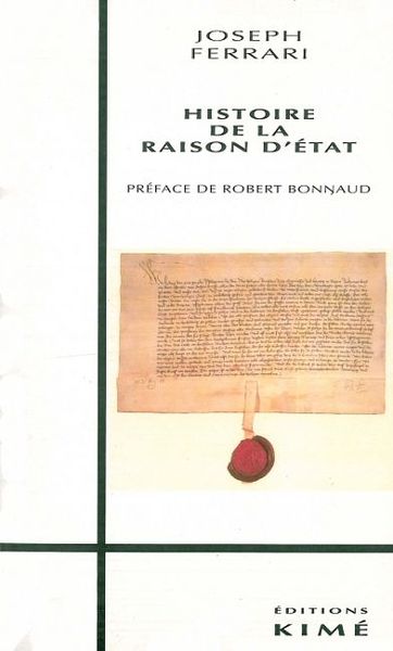Histoire de la Raison d'Etat (9782908212198-front-cover)