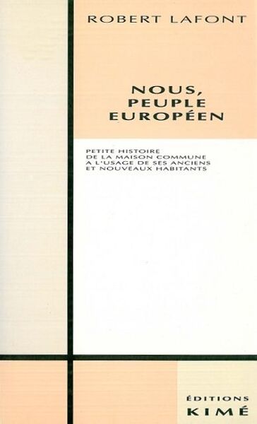Nous Peuple Européen (9782908212099-front-cover)
