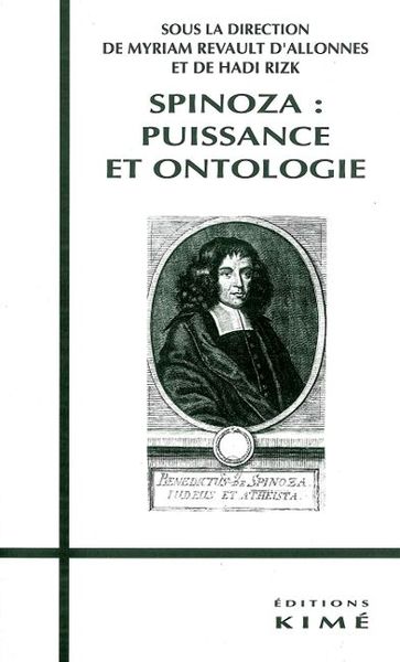 Spinoza Puissance et Ontologie (9782908212754-front-cover)