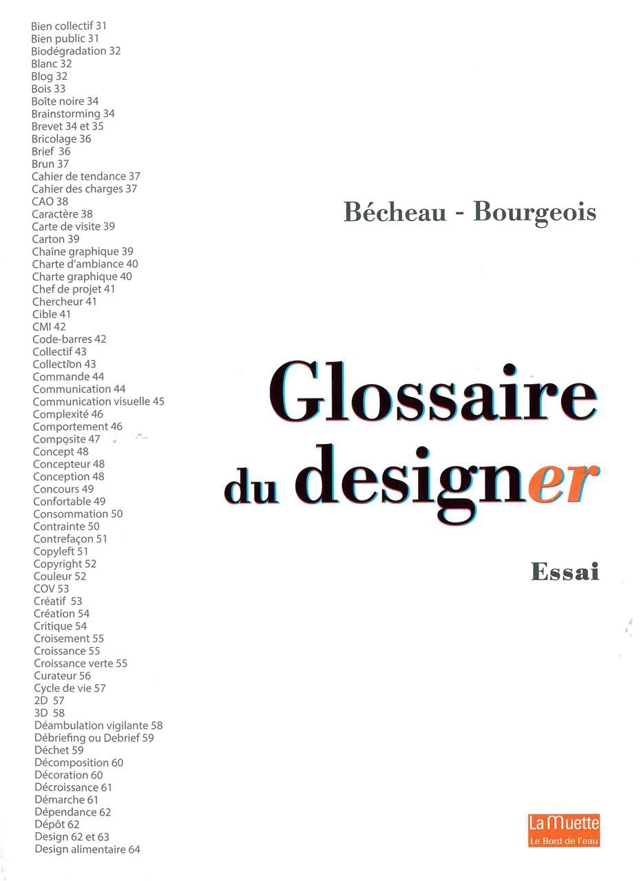 Glossaire du Designer, Essai (9782356872555-front-cover)
