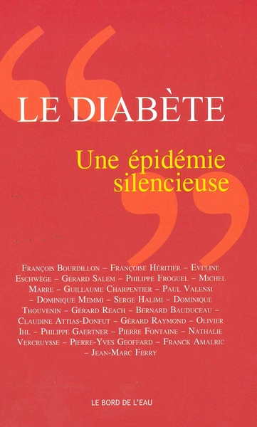 Le Diabete,Une Epidemie Silencieuse (9782356872425-front-cover)