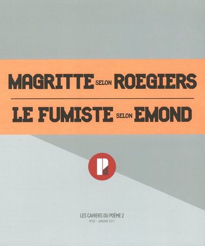 Cahiers du Poème 2, Magritte Selon Roegiers (9782356870971-front-cover)
