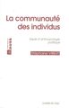 La Communaute des Individus, Essais d'Anthropologie Politique (9782356874399-front-cover)