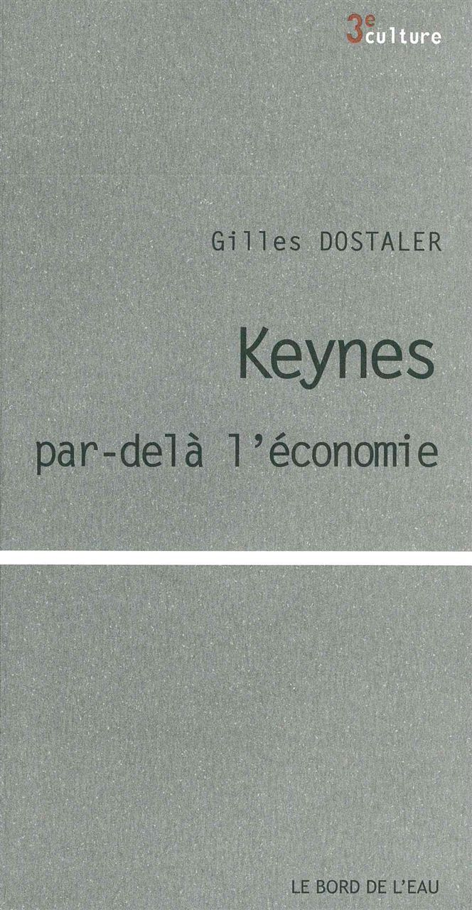 Keynes Par-Dela l'Économie (9782356872982-front-cover)