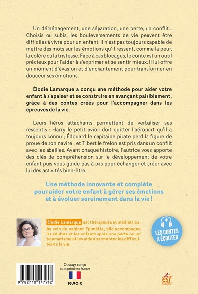 J'aide mon enfant à faire face aux difficultés de la vie, Des contes pour exprimer ses émotions (9782710147992-back-cover)