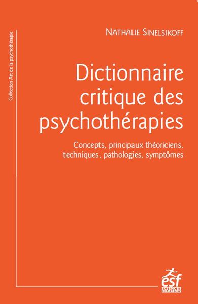 Dictionnaire critique des psychothérapies (9782710117551-front-cover)