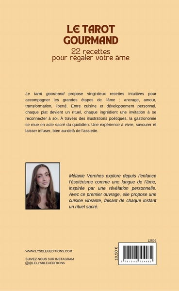 Le tarot gourmand, 22 recettes pour régaler votre âme (9791043704482-back-cover)