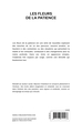 Les fleurs de la patience (9791043701566-back-cover)