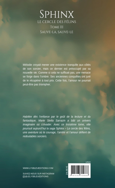 Sphinx - Le cercle des félins, Tome III - Sauve-la, sauve-le (9791043704666-back-cover)