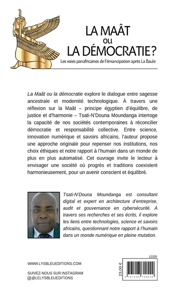 La Maât ou la démocratie ?, Les voies panafricaines de l'émancipation après La Baule (9791043700422-back-cover)