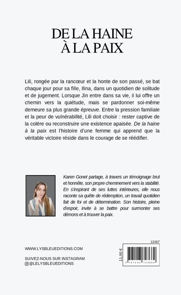 De la haine à la paix (9791043703669-back-cover)