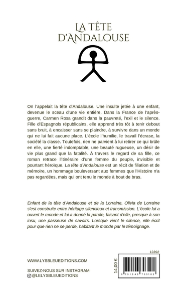 La tête d'Andalouse (9791043703102-back-cover)