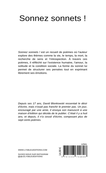 Sonnez sonnets ! (9791043702808-back-cover)