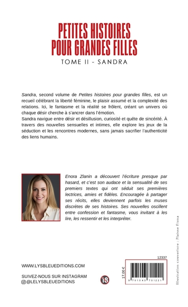 Petites histoires pour grandes filles, Tome II : Sandra (9791043701221-back-cover)