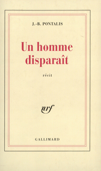 Un Homme disparaît (9782070744244-front-cover)