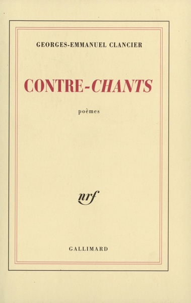 Contre-chants (9782070760473-front-cover)