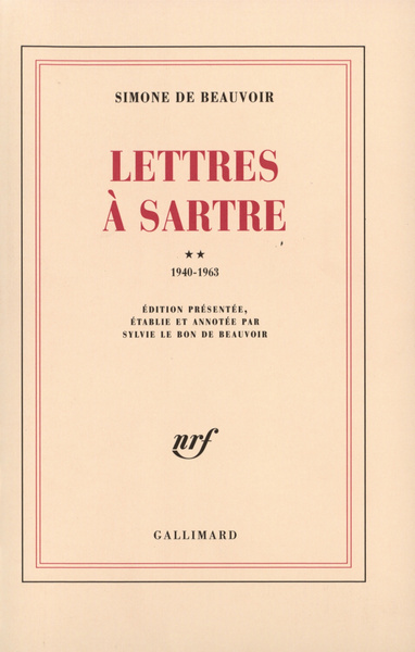 Lettres à Sartre, 1940-1963 (9782070718641-front-cover)