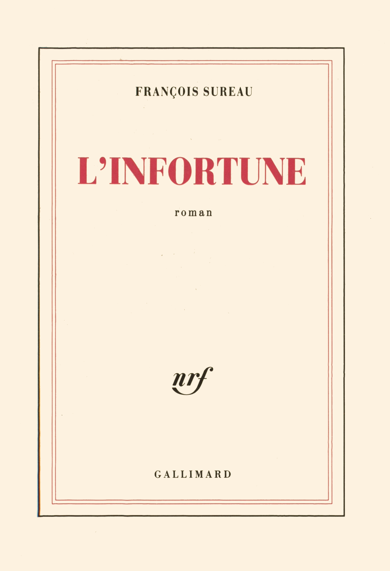 L'Infortune (9782070720736-front-cover)