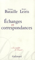 Échanges et correspondances (9782070767069-front-cover)