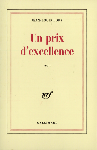 Un prix d'excellence (9782070706426-front-cover)