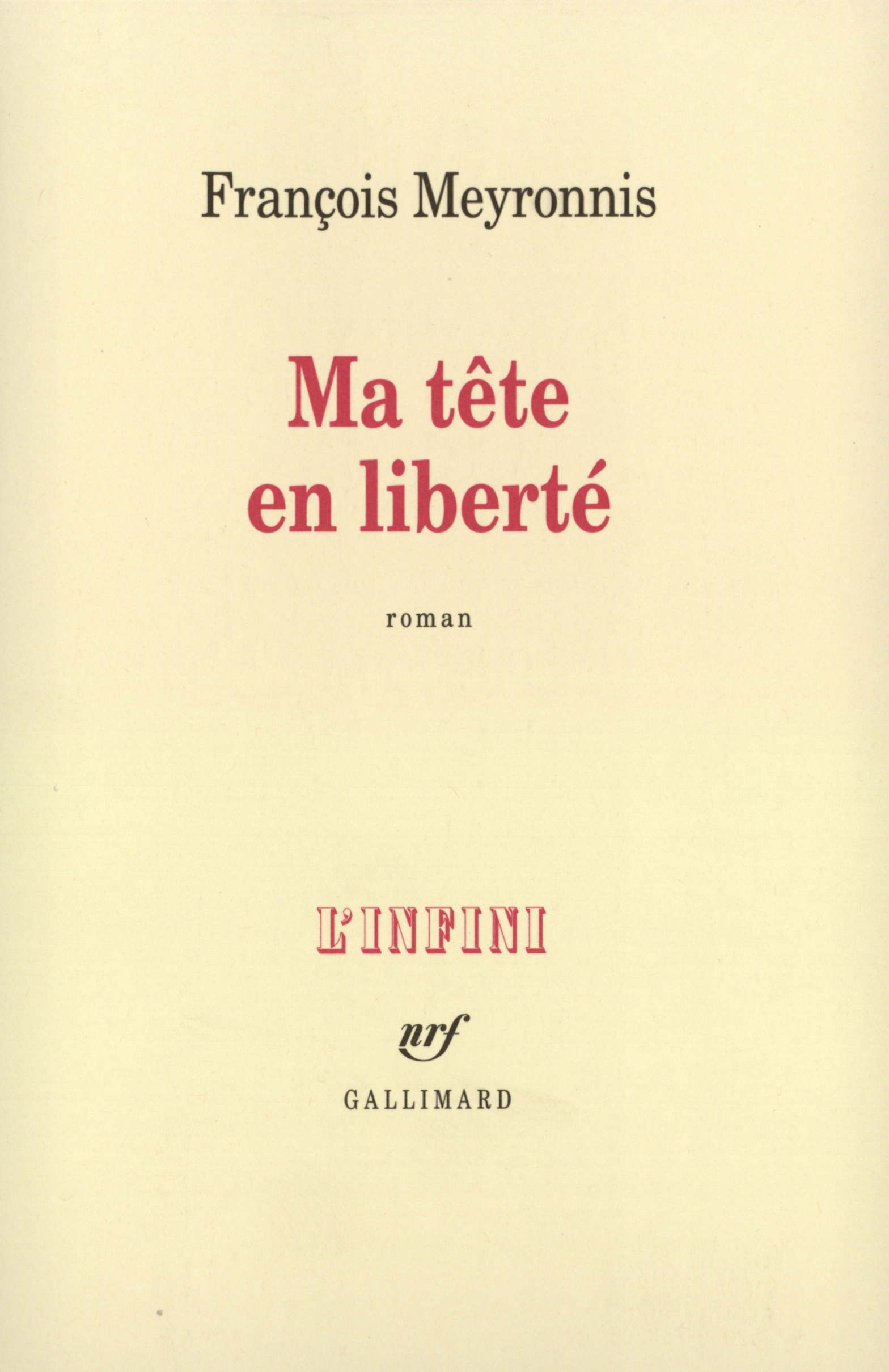 Ma tête en liberté (9782070758203-front-cover)