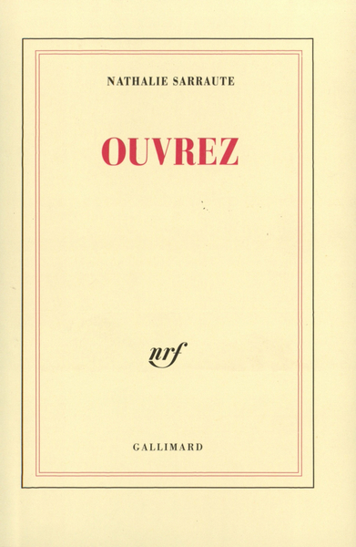 Ouvrez (9782070750511-front-cover)
