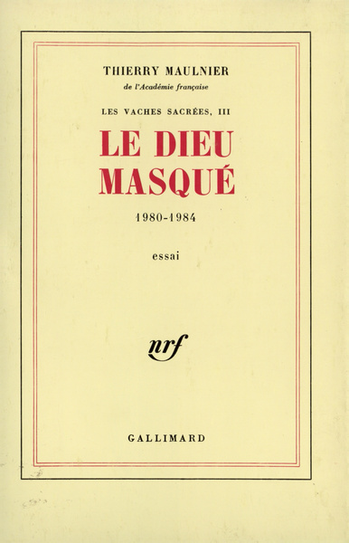 Le Dieu masqué, (1980-1984) (9782070704972-front-cover)