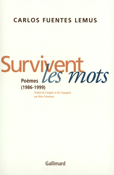 Survivent les mots, Poèmes 1986-1999 (9782070767038-front-cover)