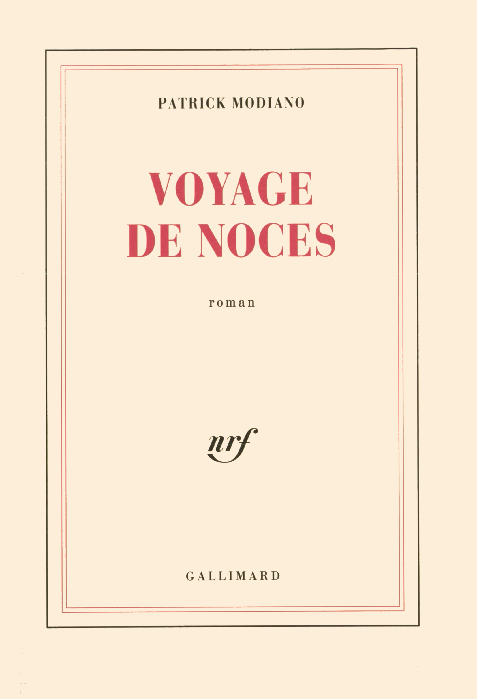 Voyage de noces (9782070719808-front-cover)
