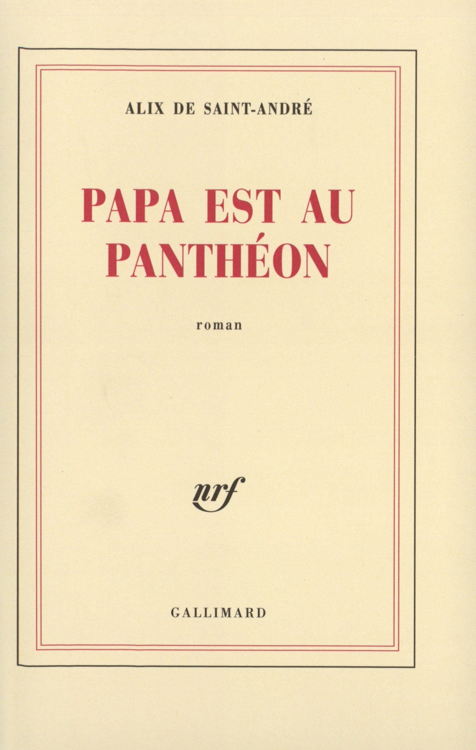 Papa est au Panthéon (9782070760190-front-cover)