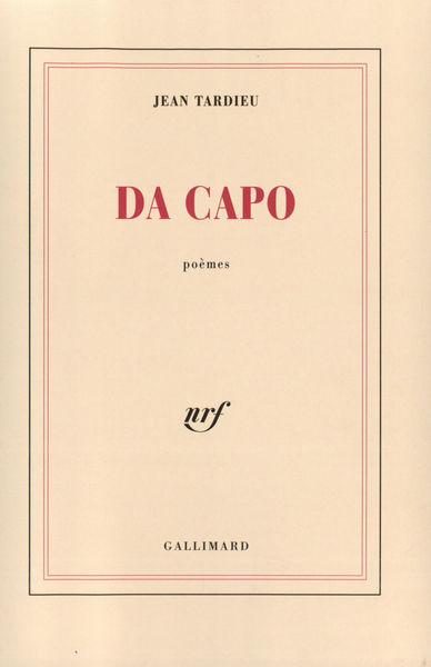 Da capo (9782070741427-front-cover)