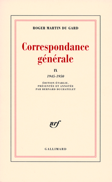 Correspondance générale, 1945-1950 (9782070740772-front-cover)