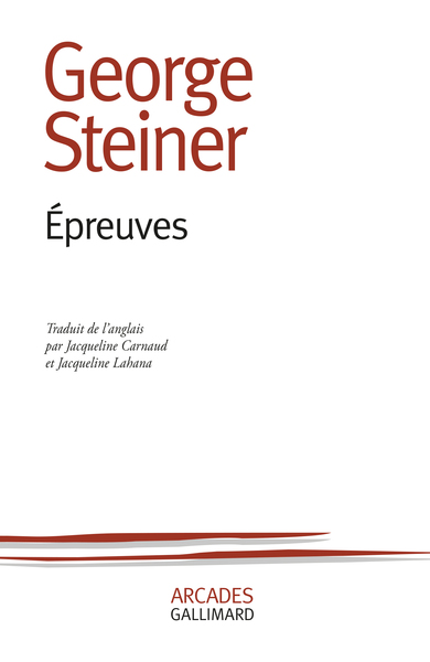 Épreuves (9782070730209-front-cover)