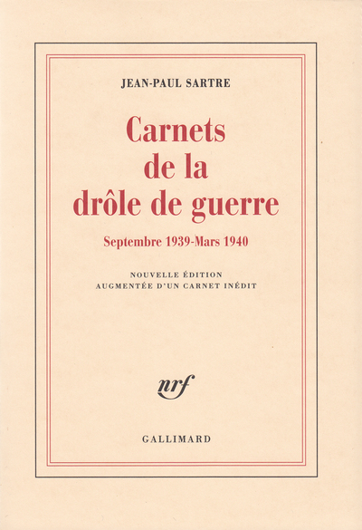 Carnets de la drôle de guerre, (Septembre 1939 - Mars 1940) (9782070737802-front-cover)