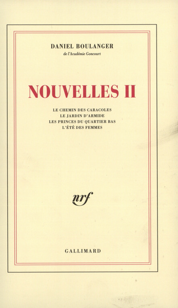 Nouvelles II (9782070762286-front-cover)
