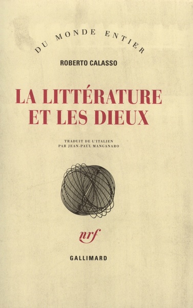 La littérature et les dieux (9782070762163-front-cover)