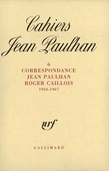Correspondance, (1934-1967) (9782070722839-front-cover)