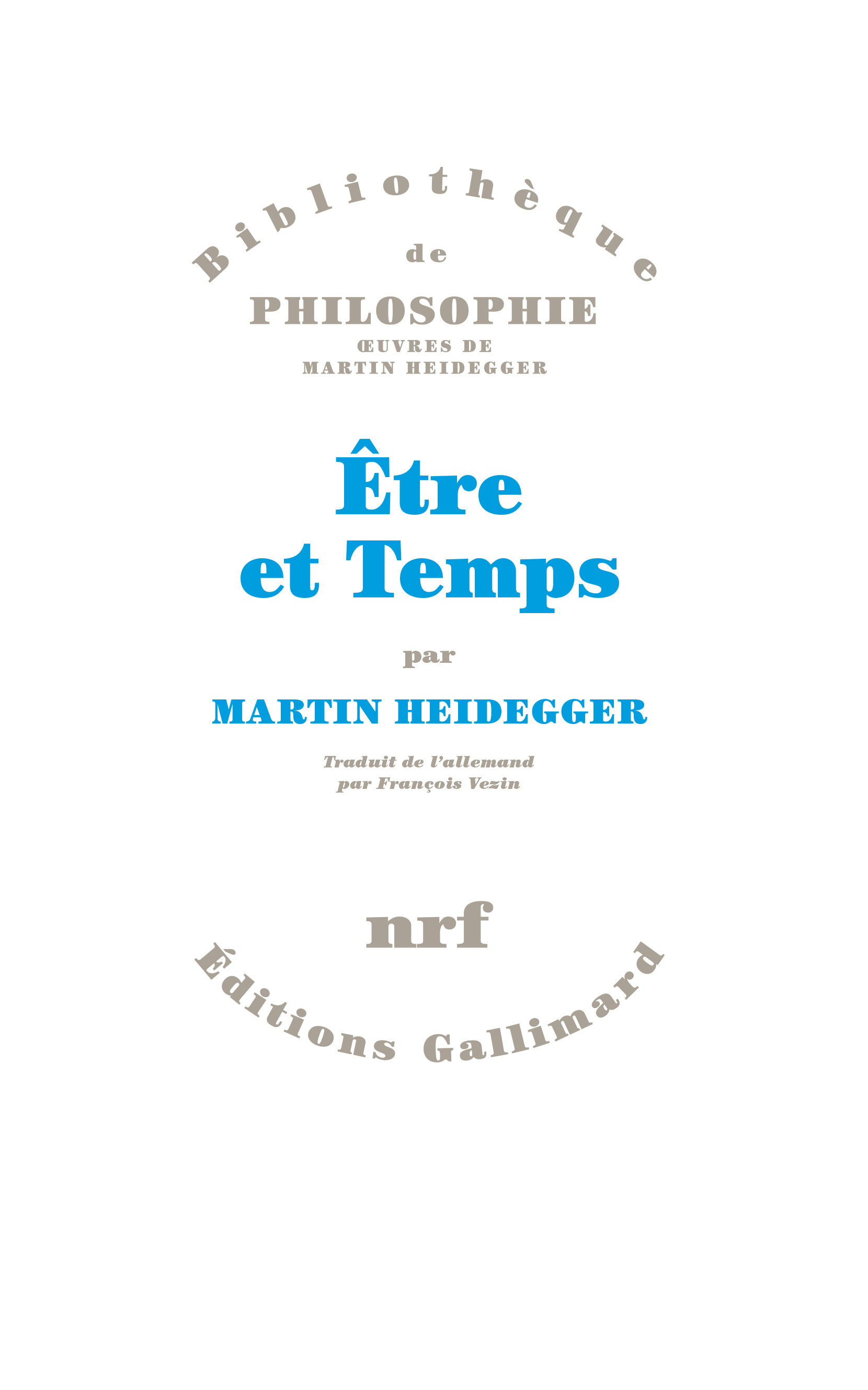 Être et Temps (9782070707393-front-cover)
