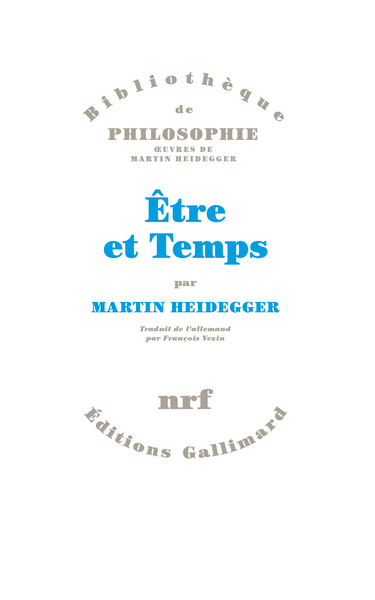 Être et Temps (9782070707393-front-cover)