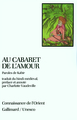 Au cabaret de l'amour, Paroles de Kabîr (9782070706334-front-cover)