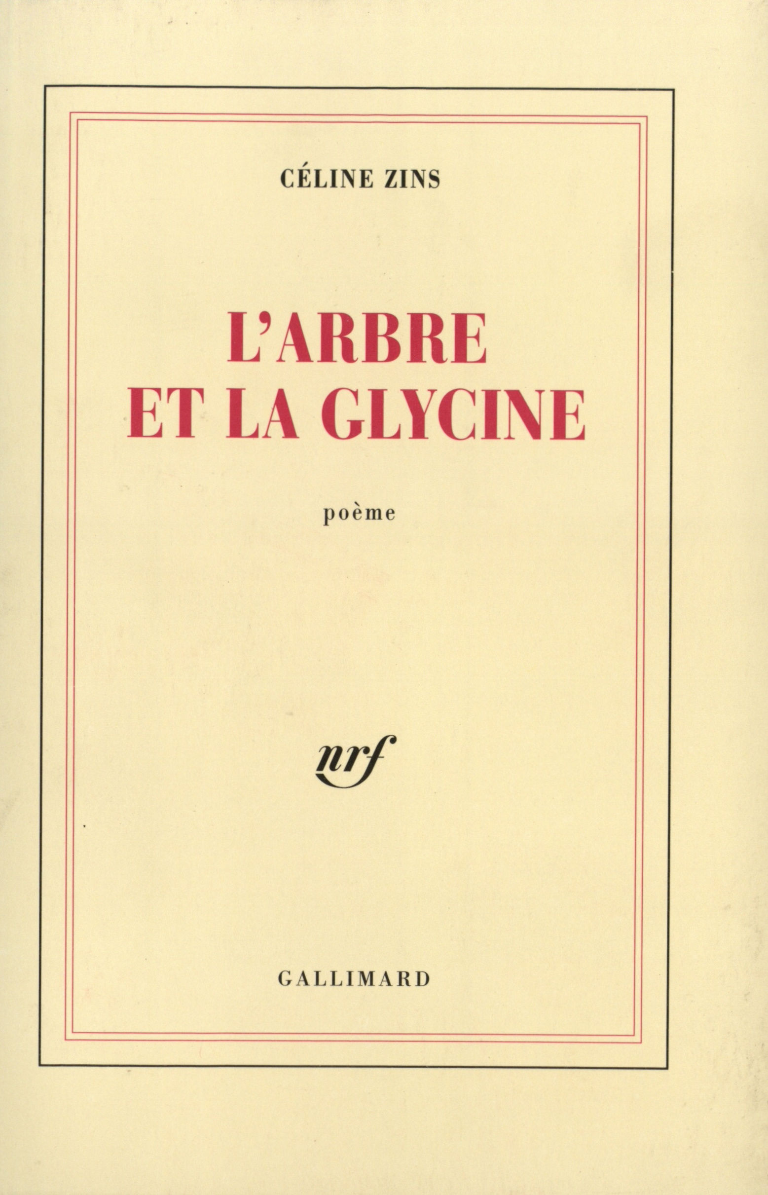 L'arbre et la glycine (9782070724475-front-cover)