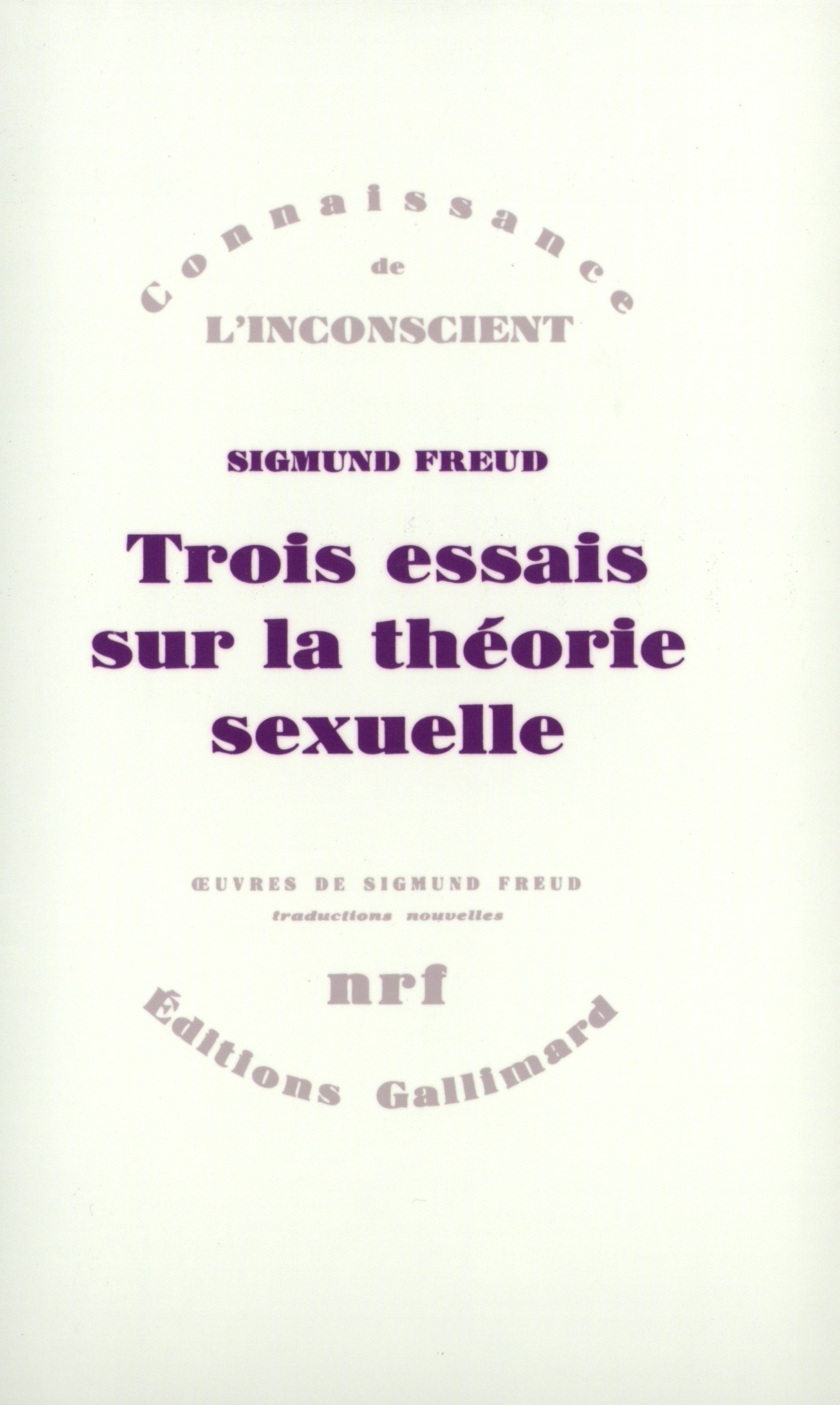 TROIS ESSAIS SUR LA THEORIE SEXUELLE (9782070708543-front-cover)