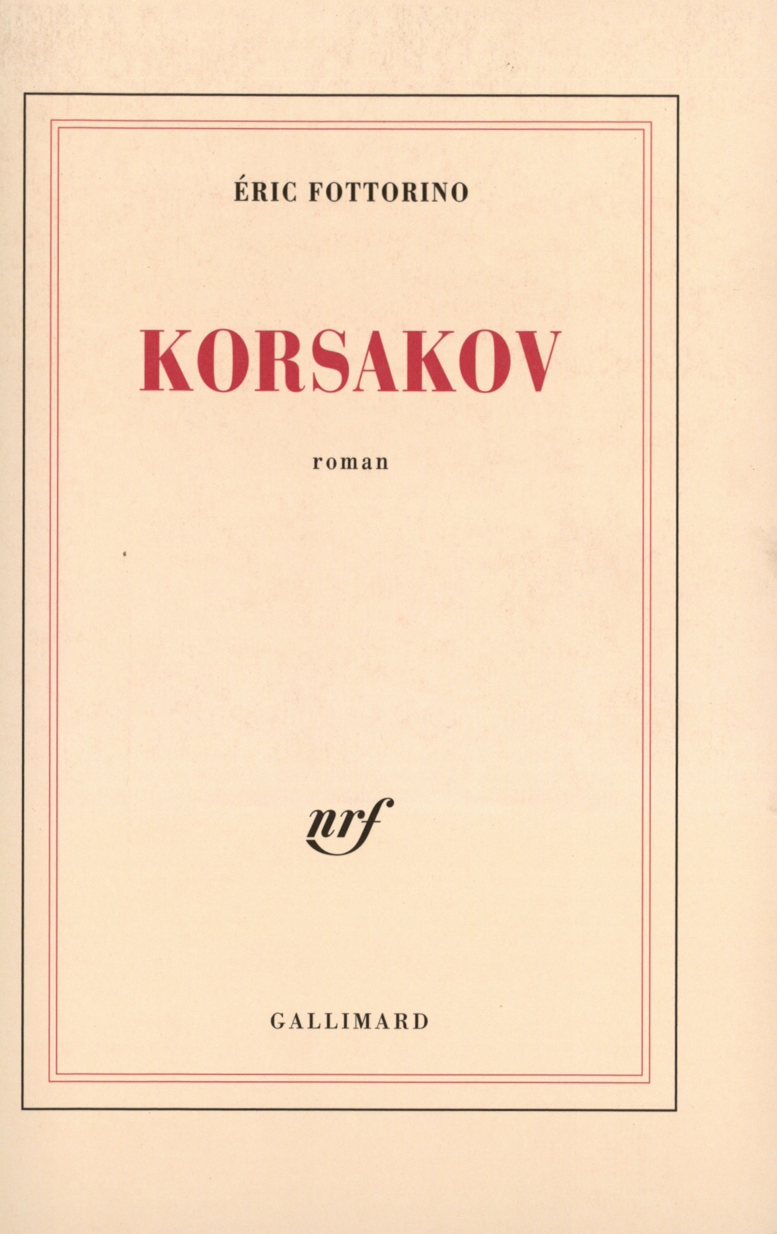 Korsakov (9782070747467-front-cover)